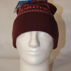 4/$12 Columbia Burgundy Knit Beanie